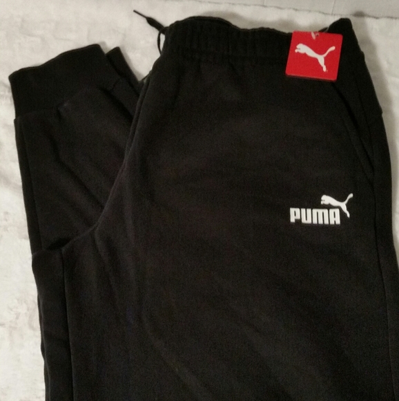 PUMA Essentials Men's Fleece Knit Pants Men Knitte - Picture 3 of 8